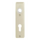 Hoppe paire de blindages courts 202KP aluminium. F2 PZ-1