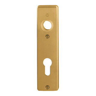 Hoppe paire de blindages courts 202KP aluminium. F4 PZ