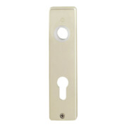 Hoppe paire de blindages courts 202KP/AP aluminium. F2 PZ