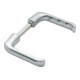 Hoppe paire de leviers de porte London 113 H Alu.F1 sans rosettes VK 10mm-1