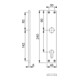 Hoppe paire longue 202H F2/nickel argenté F2 PZ 92mm-3