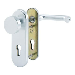 HOPPE Paris 58/3331K/353K-1/138L ovale, PZ E72, F1 anodisé