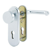 HOPPE Paris 58/3331K/353K-1/138L ovale, PZ E72, F1 anodisé