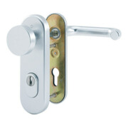 HOPPE Paris 58/3332KZA/353K-1/138L ovale, PZ E72, F1 anodisé