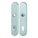 HOPPE Plaque de protection longue, paire E3332ZA/3310 ES1 (SK2) acier inox, F69-1