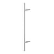 HOPPE Poignée à bouton HT E5012, droite L1000, diamètre 30 acier inox mat