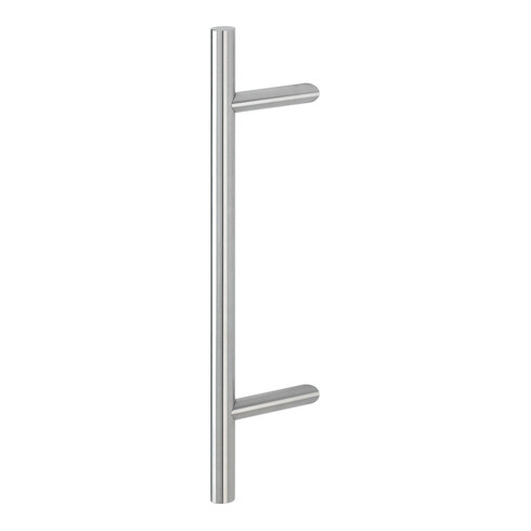 HOPPE Poignée à bouton HT E5012, droite L600, diamètre 30 acier inox mat