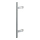 HOPPE Poignée à bouton HT E5014, droite L600, diamètre 30 mat/aluminium naturel-1