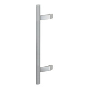 HOPPE Poignée à bouton HT E5014, droite L600, diamètre 30 mat/aluminium naturel