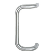 HOPPE Poignée à bouton HT E5110, coudée L330, diamètre 30 inox mat