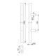HOPPE Poignée de poussée HT E5011, droite L1000, diamètre 30 acier inox mat-4