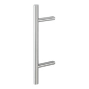 HOPPE Poignée de poussée HT E5012, droite BA300, diamètre 30, L500 inox mat