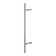 HOPPE Poignée de poussée HT E5012, droite L800, diamètre 30 acier inox mat
