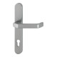 HOPPE Poignée demi-garniture étroite, ovale, Liverpool 1313G/3357SN, DL-R, PZ E92, F9, 8/40-1