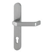HOPPE Poignée demi-garniture étroite, ovale, Liverpool 1313G/3357SN, DL-R, PZ E92, F9, 8/40