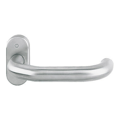 HOPPE Poignée demi-garniture Paris E138GF/55 ov., VK10 acier inox mat