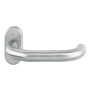 HOPPE Poignée demi-garniture Paris FS-E138GF/55, ov., inox mat