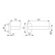 HOPPE Poignée demi-garniture Paris FS-E138GF/55, ov., inox mat-2