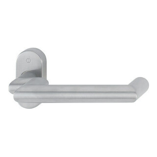 HOPPE Poignée demi-garniture Rotterdam E1401GF2/55 ov.,VK8, acier inox mat