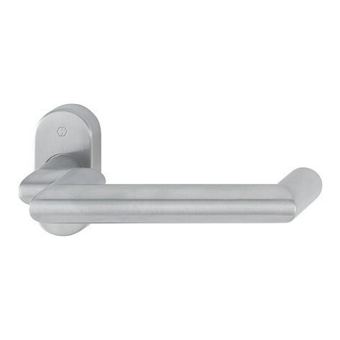 HOPPE Poignée demi-garniture Rotterdam E1401GF2/55 ov.,VK8, acier inox mat