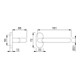 HOPPE Poignée demi-garniture Rotterdam E1401GF2/55 ov.,VK8, acier inox mat-2
