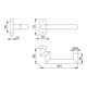 HOPPE Poignée demi-garniture Rotterdam E1401GF2/55 ov.,VK8, acier inox mat-4