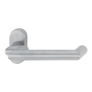 HOPPE Poignée demi-garniture Rotterdam FS-E1401GF2/55,ov.,VK9 inox mat