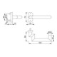 HOPPE Poignée demi-garniture Rotterdam FS-E1401GF2/55,ov.,VK9 inox mat-4