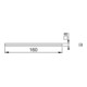 HOPPE Profilé 8x160mm TS 101-110 Fer galvanisé-3