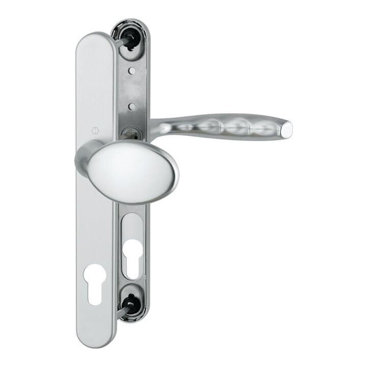 Hoppe Profiltür-Wechselgarnitur New York 76G 92 Aluminium Türdicke 57-62 mm