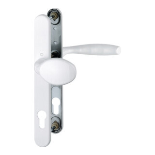Hoppe Profiltür-Wechselgarnitur New York 76G 92 Aluminium Türdicke 57-62 mm