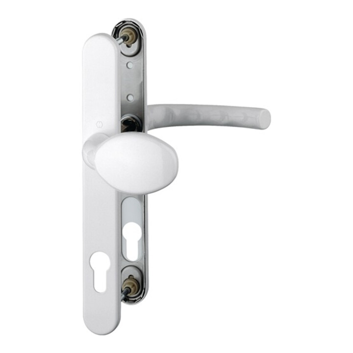 Hoppe Profiltür-Garnitur Tôkyô 76G/3346/1710RH Alu.F9016 PZ f.TS 57-62mm