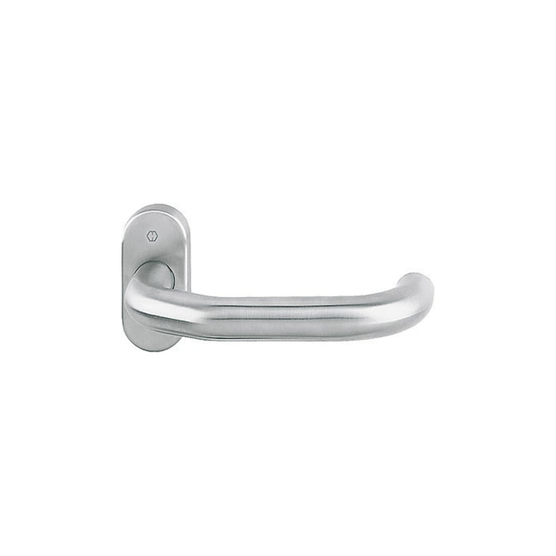 HOPPE PT-Drücker-Halbgarnitur Paris E138GF/55 ov.,VK8 Edelstahl matt