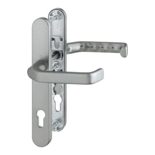 HOPPE PT-Drückergarnitur RR,oval,Liverpool 1313G/3357N,PZ,8/92 Stahlfarbig,TS 67-72