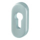 HOPPE PT Rosace de clé coulissante E55S-SR, ovale, PZ inox mat, DR 10-1