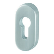 HOPPE PT Rosace de clé coulissante E55S-SR, ovale, PZ inox mat, DR 10