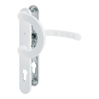 HOPPE PT-Wechselgarnitur RR,ov.,PZ,VK8,E92,Luxemb. 513G/3357N/1500 F9016,TS 67-72