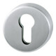 HOPPE Rosace de clé HT E42S, ronde, cylindre profil percé, acier inox mat-1