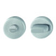 HOPPE Rosace de clé ZT E42KVS, ronde, pour WC, tête fendue, acier inox mat-1