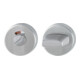 HOPPE Rosace de clé ZT E42KVS, ronde WC/SS acier inox mat TS 37-42-1