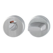 HOPPE Rosace de clé ZT E42KVS, ronde WC/SS acier inox mat TS 37-42