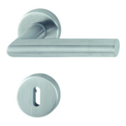 Hoppe Rosetten-Drückergrt. Amsterdam E1400Z/42KV/42KVS Klasse 3 OB VK 8mm Edelstahl