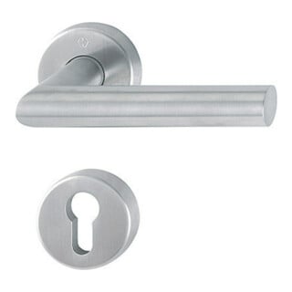 Hoppe Rosetten-Garnitur Ams.E1400/42H/42HKVS VA F69 rd.PZ DIN L/R D/D