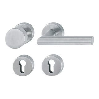 Hoppe Rosetten-Garnitur Ams.E58/42H/42HKVS/1400 VA F69 rd.PZ DIN L/R fl.D/K