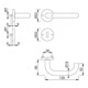 Hoppe Rosetten-Garnitur OB F69 ,Baden,12316271 E1388Z/17KV/17KVS-3