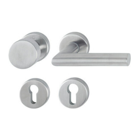 Hoppe Rosettengrt.Ams.E58/42KV/42KVS/1400Z VA F69 rd.PZ DIN L/R fl.D/K