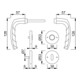 Hoppe Rosettengrt.Atlanta 1530/42KV/42KVS Alu.F1 rd.OB DIN L/R D/D/D-2