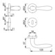 Hoppe Rosettengrt.Genova M1535/19KV/19KVS MS F45-R rd.OB DIN L/R D/D/D-2