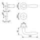 Hoppe Rosettengrt.Genova M1535/19KV/19KVS MS F45-R rd.OB DIN L/R D/D/D-4