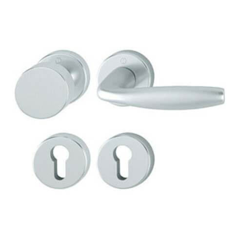 Hoppe Rosettengrt.NY 58/42KV/42KVS/1810 Alu.F1 rd.PZ DIN L/R D/K